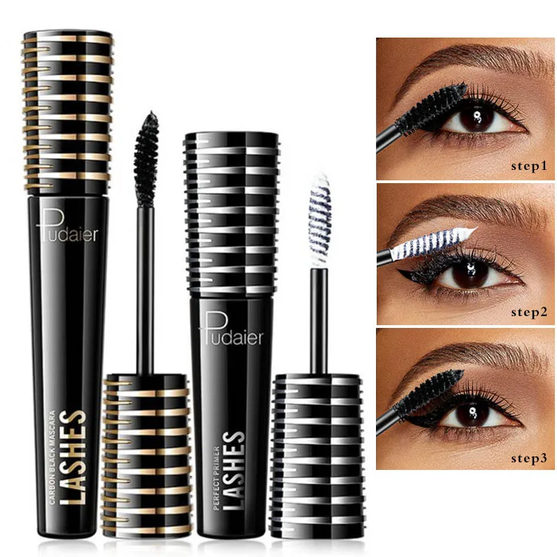 Pudaier 1pc 4D Silk Fiber Eyelash Mascara Waterproof Long Curling...
