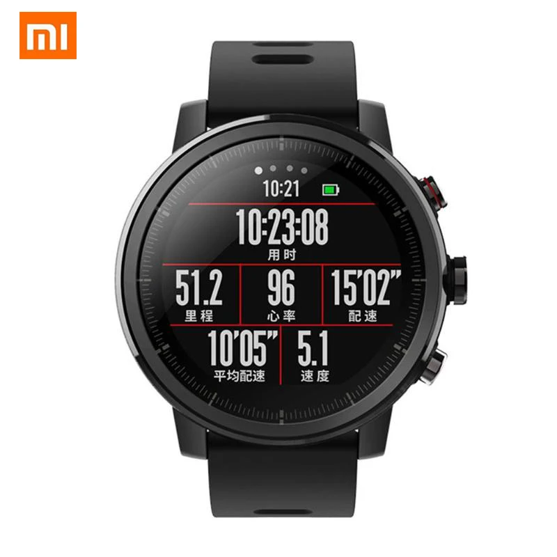 

Xiaomi Amazfit Smartwatch Pedometer Watches Waterproof Multi-function GPS Tracker Sleep Monitor Anti-lost Alarm Smart Wristwatch