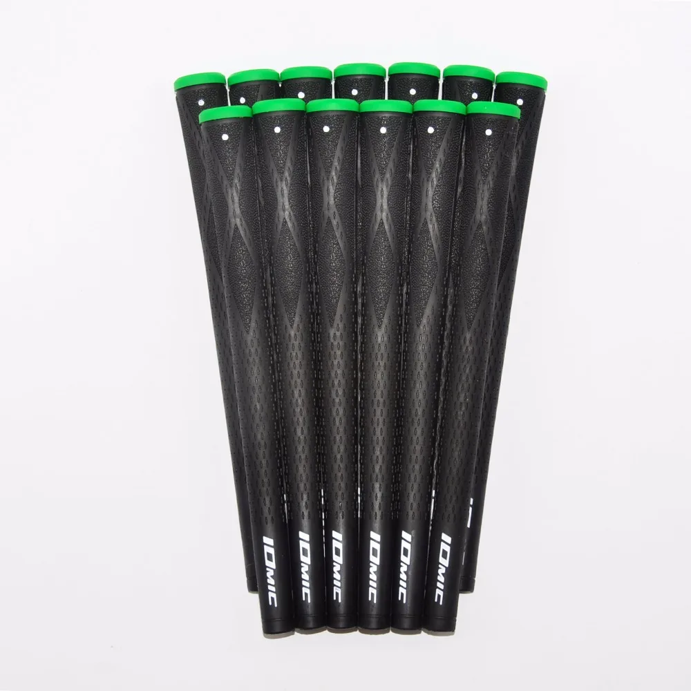 Высокотехнологичный 8 x IOMIC Sticky Evolution 2,3 Golf Grip 3 цвета резиновые клюшки - Цвет: Black green