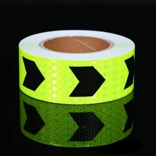 5 см ширина флуоресцентный желтый автомобиль Велоспорт Светоотражающие наклейки клейкая лента автомобильные наклейки аксессуары