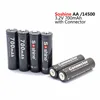 4PCS/Pack Soshine 700mAh 14500 battery 3.2V LiFePO4 AA Rechargeable Battery with Battery Box battery connector ► Photo 2/4