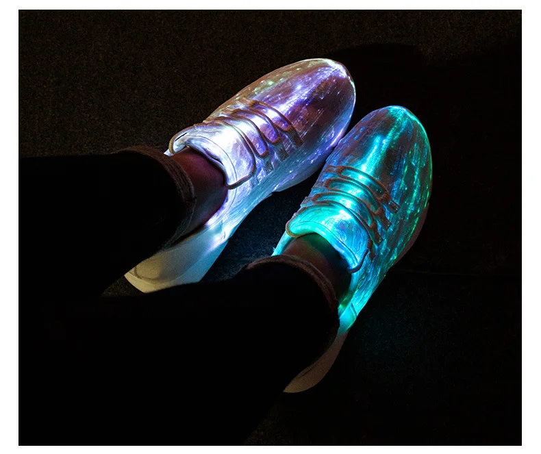 Обувь со светодиодной подсветкой для Для Мужчин Светящиеся кроссовки с блестками; обувь для улицы; повседневные мужские туфли светодиодный световой USB зарядки неоновые zapatillas hombre