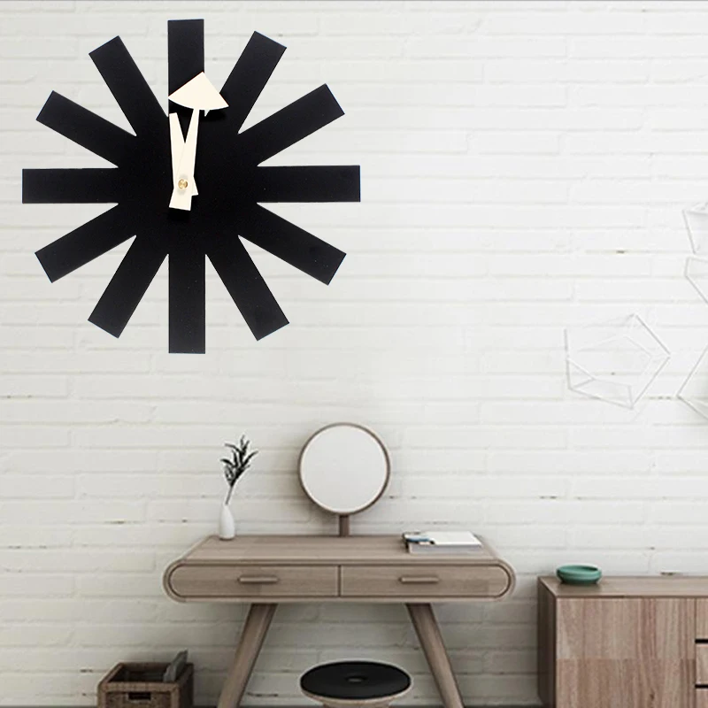 

Hot Sales Designers Wall Clocks Black Clock Asterisk Clock By G N Designer Wall Clock Wholesale + Free Shipping