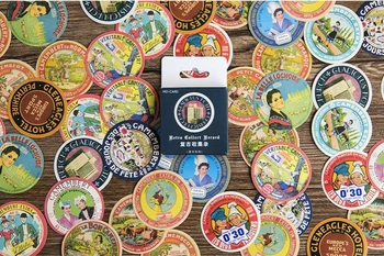

Retro collect record diy decorative stickers(1lot=10packs)