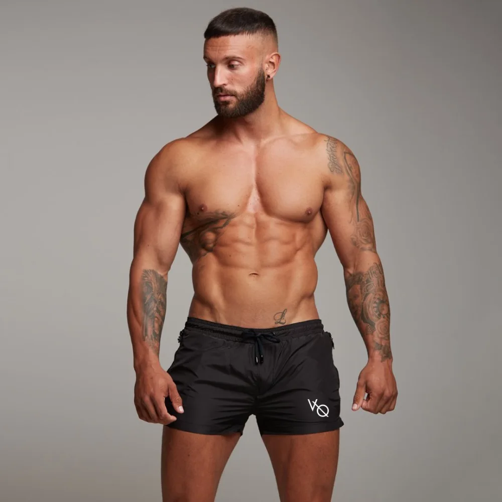 

Summer style Men Running Shorts Slim Solid Color Basketball Fitness Sport Surf Board Short Pants Beach Shorts Homme