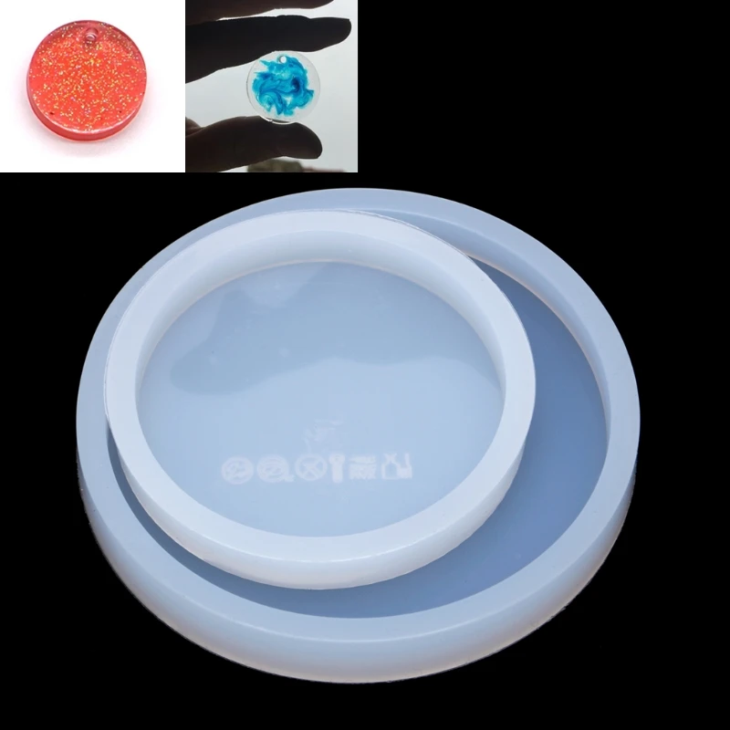 DIY Silicone Mud Board Base Plate Mold Pendant Jewelry Casting Mould