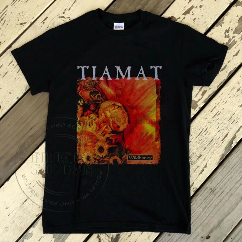 

VTG 90's Tiamat - Wildhoney album promo 1994 t-shirt reprint carcass samael dio