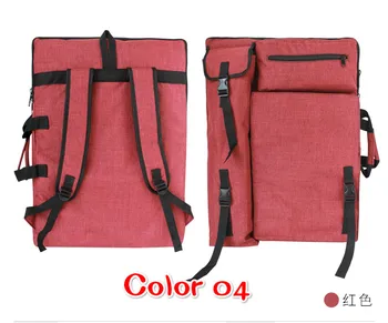 

Solid Portable 4K Multifunction Sketchpad Bag Drawing Sketch Board Case Painting Bag Backpack Bag Travel Art Set School Supply