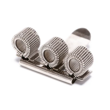 

1Pcs Creative Triple Hole Metal Pen Holder With Pocket Clip Nurse Uniform Pen Holders Doctors Desk Storage 40*25mm