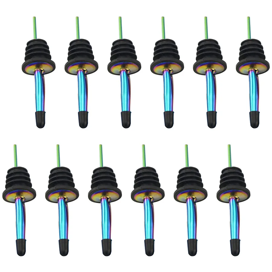 SLFYEE 12pcs Versatori in Acciaio Inox Tappo Versatore Bottiglia
