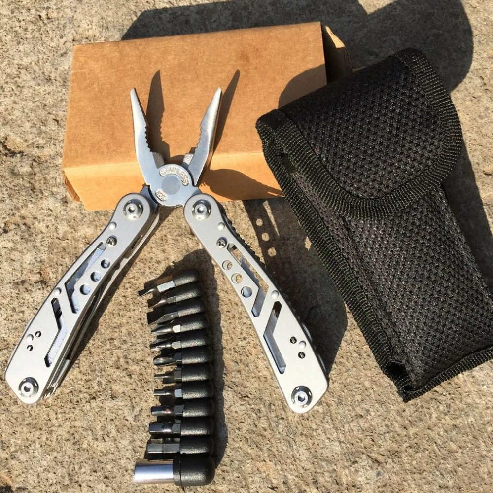 

New Arrival Portable Multifunctional Pliers Outdoor Combination Multi-purpose Tool Utility Vehicle Emergency Folding Pliers Suit