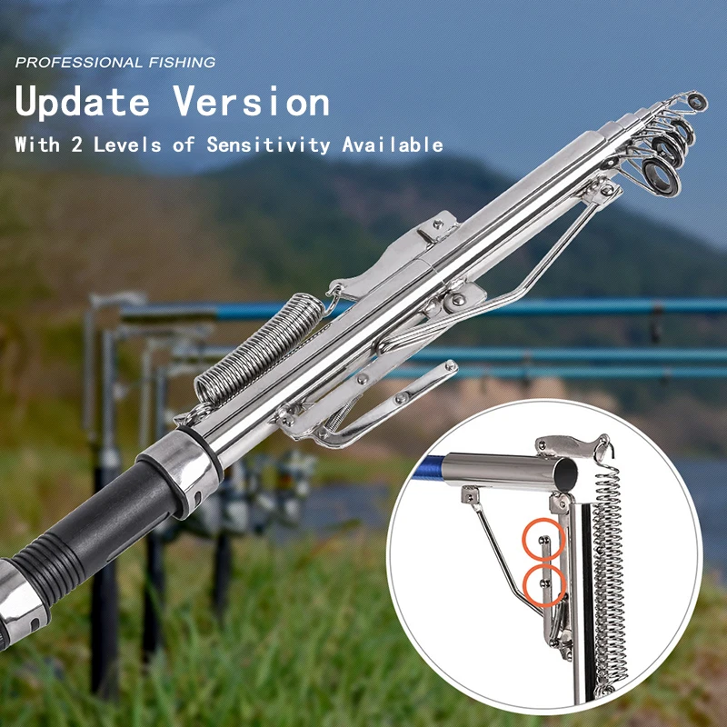 Automatic Fishing Rod 1.8-2.7M Sea River Fishing Telescopic Rod Spinning Ring Rod Self-Tapping Fishing Rod