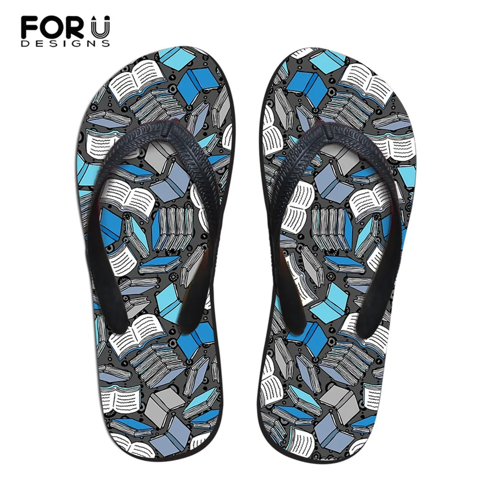 FORUDESIGNS/Индивидуальные Женские Вьетнамки Повседневные тапочки для учебы и