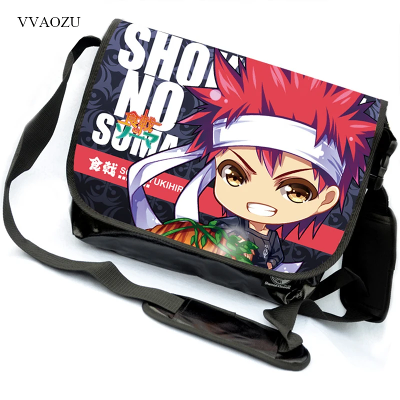 Japanese Anime Shokugeki No Soma Shoulder Bag Women Men Canvas