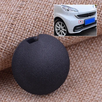 

CITALL 4518850122 C22A Black Front Bumper Tow Hook Eye Coupler Trailer Cover Cap Plug For Smart Fortwo 2007- 2013 2014 2015