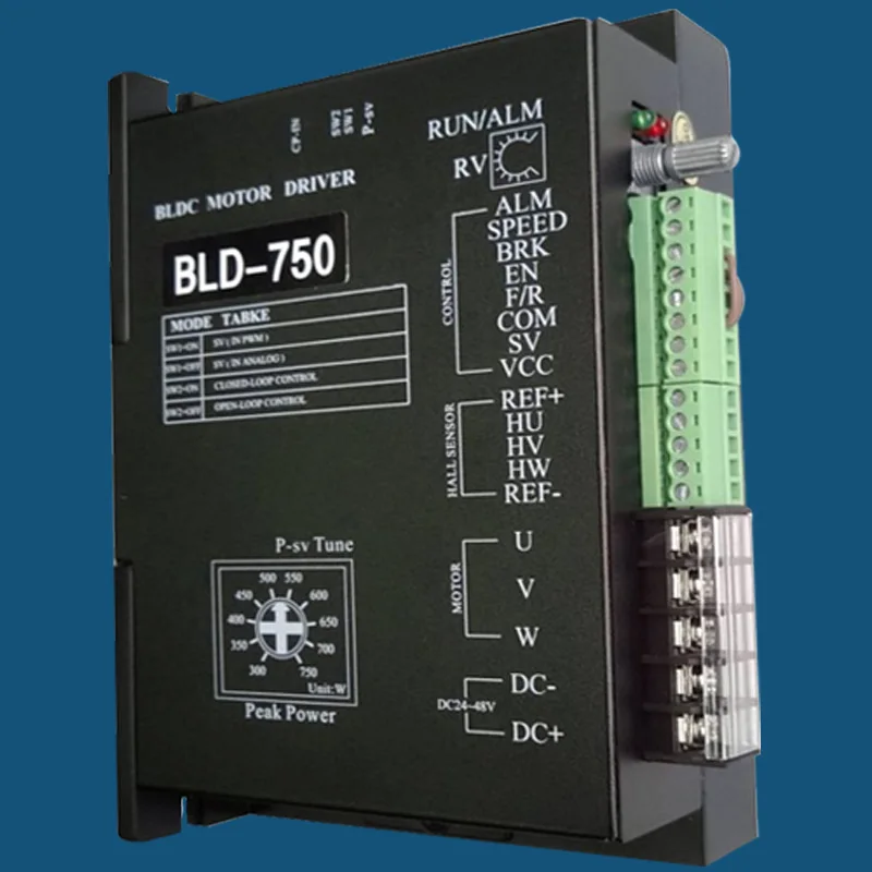 

BLD-750 Driver Used for Inductive Brushless DC Motor to Match KZ-7K-300 Underwater Thruster of ROV AUV Robot Submarine RC Boat