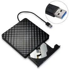 Внешний DVD привод Портативный USB 3,0 CD/DVD+/-RW VCD rom горелки для ноутбука Настольный компьютер оптические приводы компьютерные компоненты