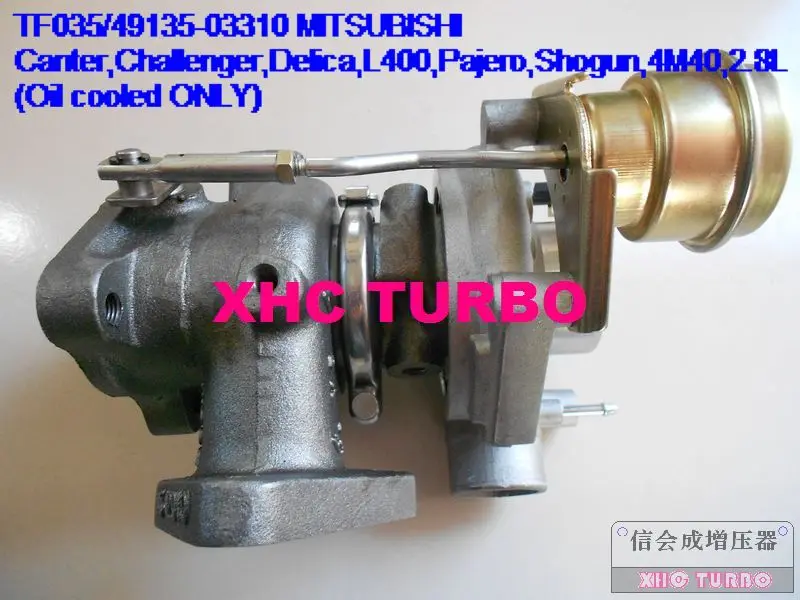 TF035 49135-031310 03310 Turbo Турбокомпрессоры для mitsubishi canter, Challenger, Delica, l400 Pajero, shogun, 4M40, 2.8l(масло