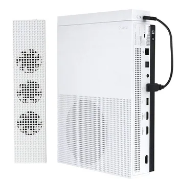 

1pcs Built-in 3 High Speed Fans Cooling Fan with 2 USB Ports For 2Port USB Charing For Xbox one Slim Gaming Console