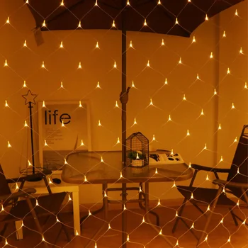 Led Netto Licht 3*2M 6*4M Led Mesh Fairy String Light Kerst Eu 220V feest Bruiloft Nieuwjaar Garland Outdoor Tuin Decoratie Led Netto Licht 3*2M 6*4M Led Mesh Fairy String Light Kerst Eu 220V feest Bruiloft Nieuwjaar Garland Outdoor Tuin Decoratie
