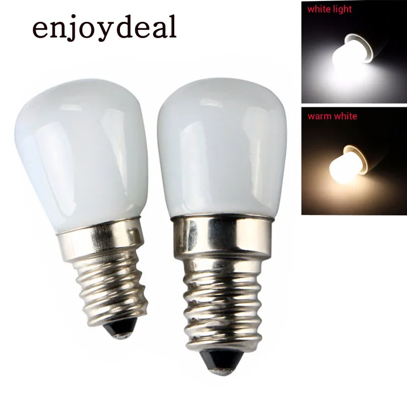 1PC Mini Energy Saving Refrigerator Light E14 E12 110V 220V LED Lamp 2W