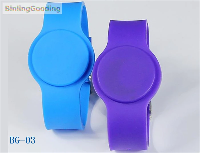 

BG-03 100PCS/LOT 13.56mhz I-CODE-2 ISO15693 RFID Wristband Bracelet