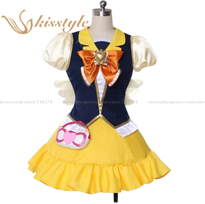 Модные DokiDoki! PreCure Happiness Charge Cure медовая униформа Одежда для косплея костюм |