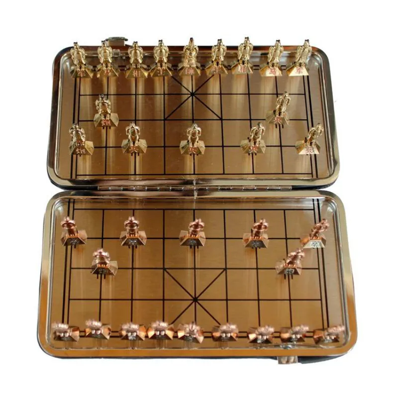 

Retro Mini Folding Magnetic Chinese Terracotta Figures Of Creative Three-Dimensional Chess Game Tourism