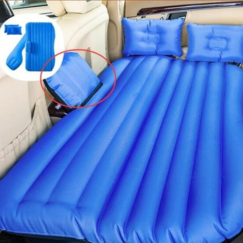 Мателас Voiture Gonflable чехол на заднее сиденье автомобиля надувной матрас для путешествий надувной матрас автомобильная кровать освещенная воздушная кровать - Название цвета: Красный