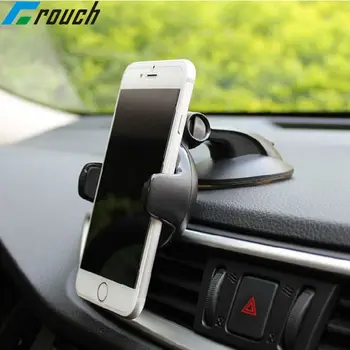 

Crouch Universal 360 Rotation car phone holder for iPhone Samsung Huawei GPS soporte celular Smartphone cell phone holder stand