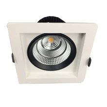 Квадратный антибликовым дизайн 1-10 В встраиваемый светильник Высокое качество светодиодные светильники 25 Вт 40 Вт