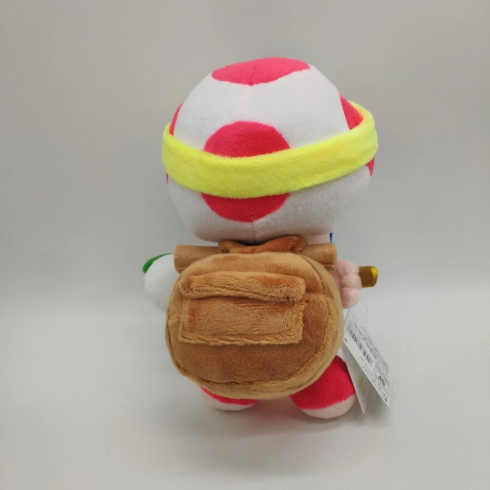 Super Mario Captain Toad Treasure Tracker Toadette Plush Soft Toy Doll 8"