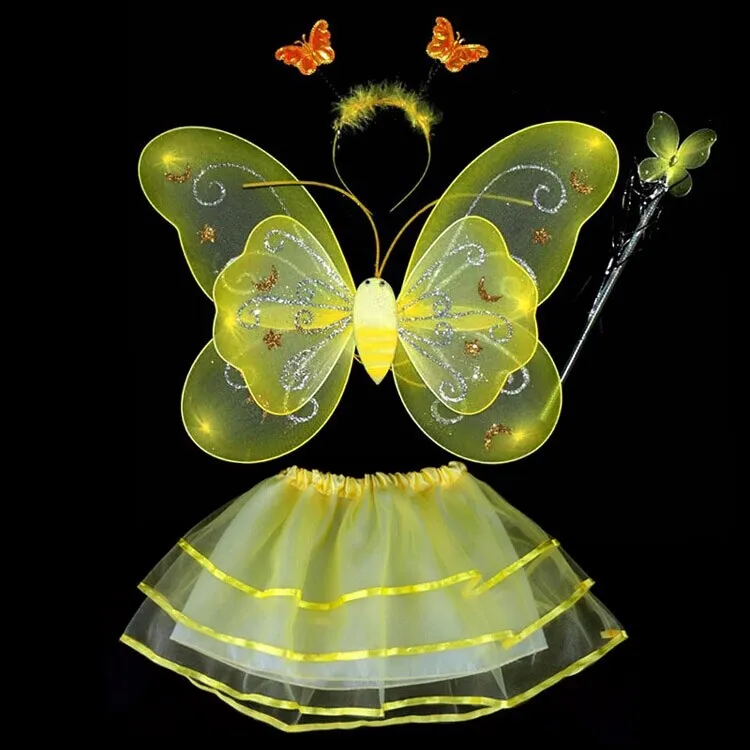 Комплект из 4 предметов: сказочная принцесса, Бабочка, праздничный костюм