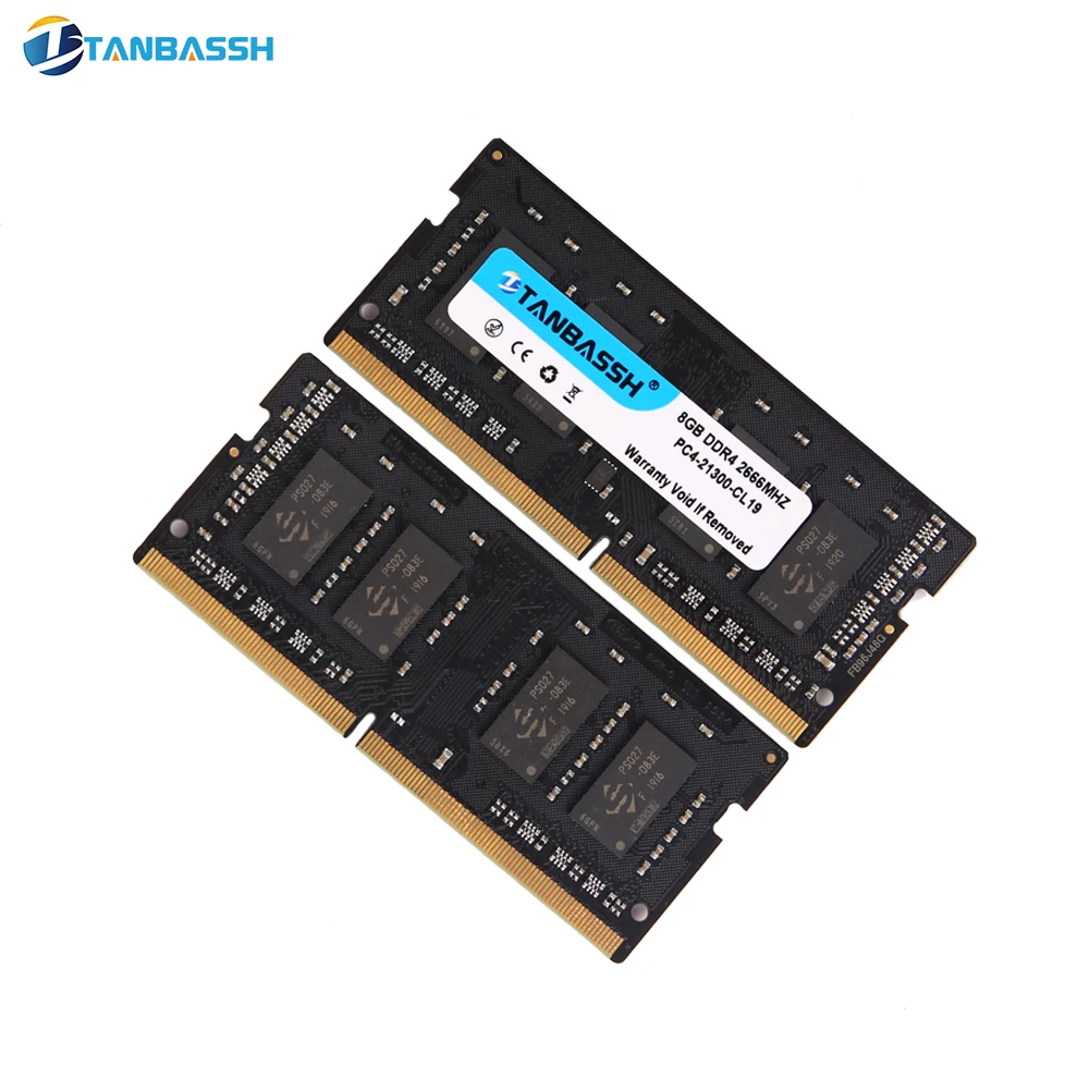 Tanbassh ddr4 4 ГБ 8 ГБ 2400 МГц 16 Гб 2666 МГц оперативная память sodimm память для ноутбука поддержка memoria ddr4 ноутбук пожизненная Гарантия