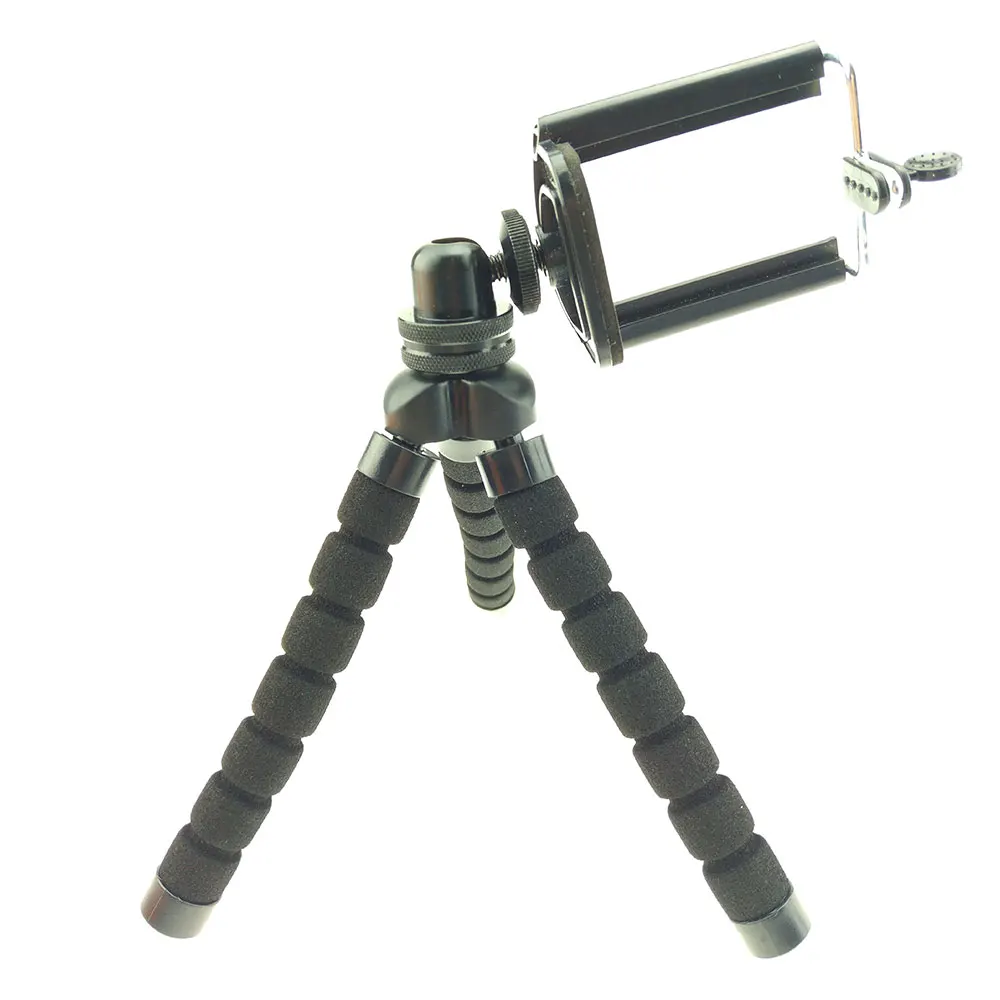  Mini 360 Rotate degrees Ball head Flexible Tripod with phone holder Octopus Tripod Bracket Stand Mo