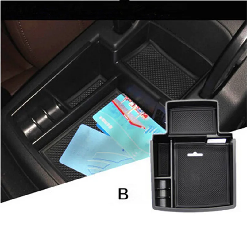 Автомобильный органайзер для укладки, ящик для хранения подлокотника, чехол для Audi A3, A4, A5, S5, Q3, Q5, хэтчбек, седан, аксессуары