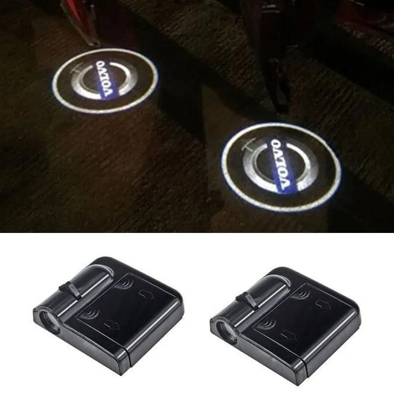 

2pcs Wireless Car Door Welcome Light For Volvo XC90 S60 S40 S80 XC60 V70 V40 V50 XC70 C30 V60 S70 850 Vida Dice C70 740