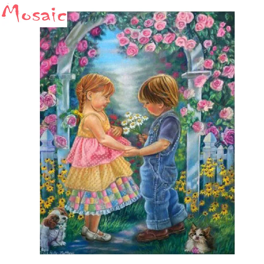 

Full Square Diamond Painting Diamond Mosaic baby,picture by numbers of rhinestone Diamond Embroidery Flower poppy,wall sticker