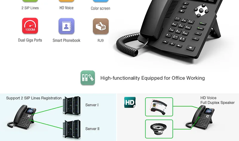Телефон Аксессуары ip-телефон voip PoE SIP-телефон стенд voip домофон telefone sip телефон мощность 3