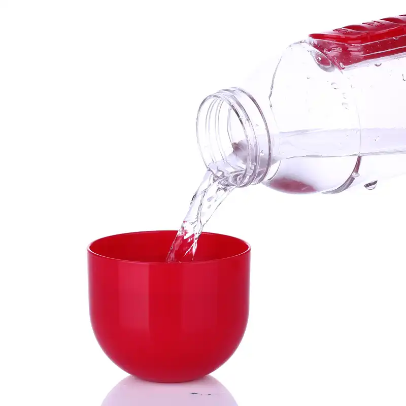 Portable Water Bottle Plastic BPA Free Daily Pill Box Leak-Proof Drinking O3P7