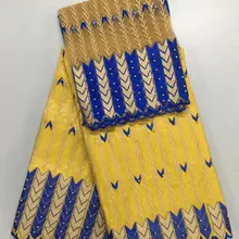 Высокое качество Африканский Базен riche getzner с бисером последние африканские Базен riche ткань для платьев 5 ярдов+ 2 ярда/лот