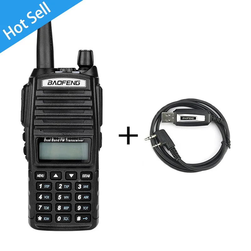Рация BaoFeng UV-82 Двухдиапазонная 136-174/400-520 MHz FM Ham двухстороннее радио, приемопередатчик, рация - Цвет: 82XPX