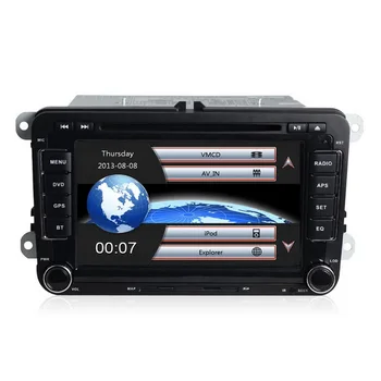 

by DHL or Fedex 10pcs 7"Touch Screen 2Din DVD navigation System For Seat Polo Golf Jetta Tiguan Leon Skoda GPS Bluetooth Radio