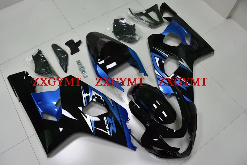 

Fairings for GSXR 750 2004 - 2005 K4 Abs Fairing GSXR 600 2005 Black Blue Full Body Kits for Suzuki GSXR600 05