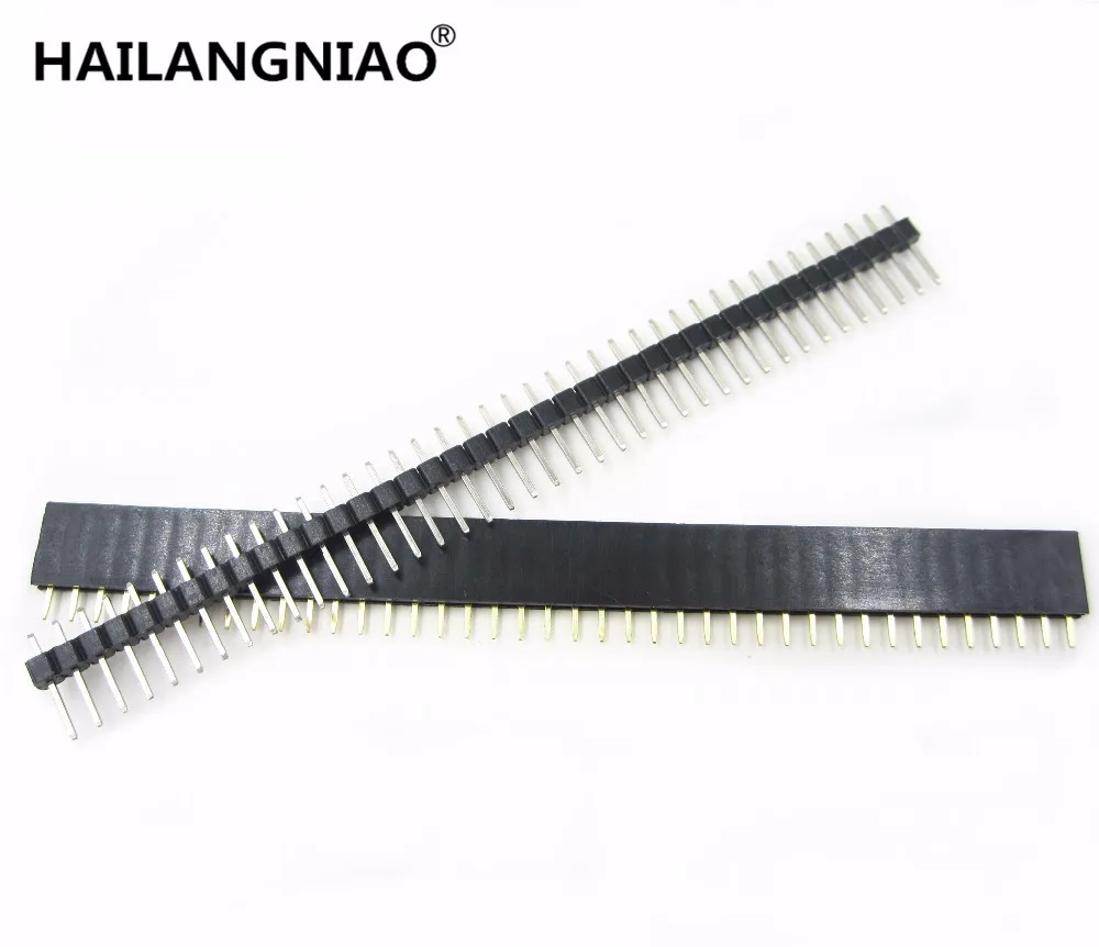 10 шт. 1x40 Pin 2 54 мм Однорядный разъем + штыревой | Электроника