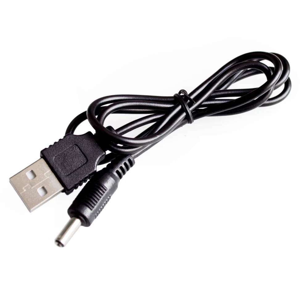 5V USB to DC Male Plug 80cm Cable Power Supply Charging Wire