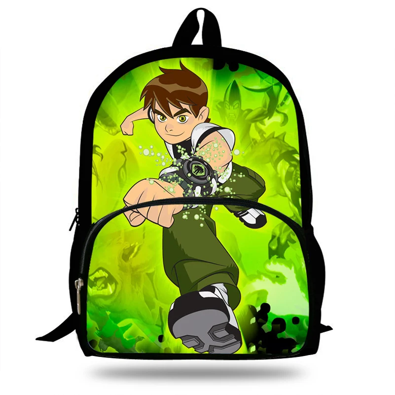 Anime Ben 10 Tennyson Backpack Teenagers Boy Schoolbag Travel Mochila Laptop Bag