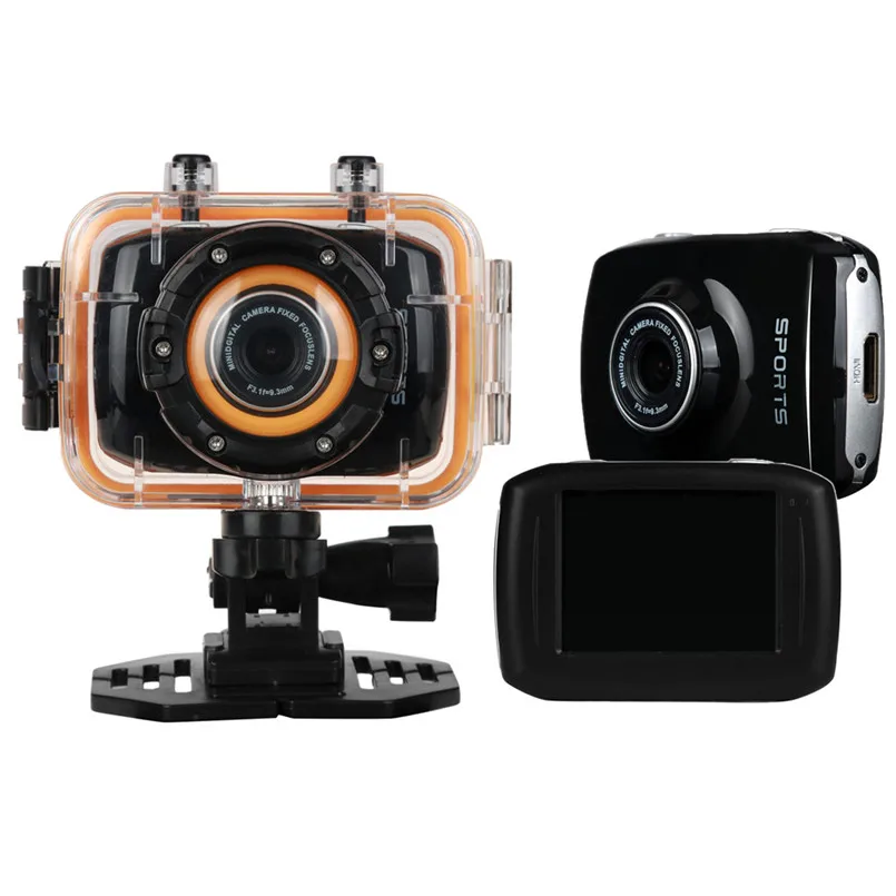 

HD 1080P Car Bike Helmet Cam Sports DV Action Waterproof Camera 12MP With a water proof casing camara deportiva XinSiLu