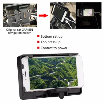 

Motorcycle USB Charger Mobile Phone ABS Holder Stand Bracket for BMW R1200GS LC&Adventure S1000XR R1200RS 2014 2015 2016 2017