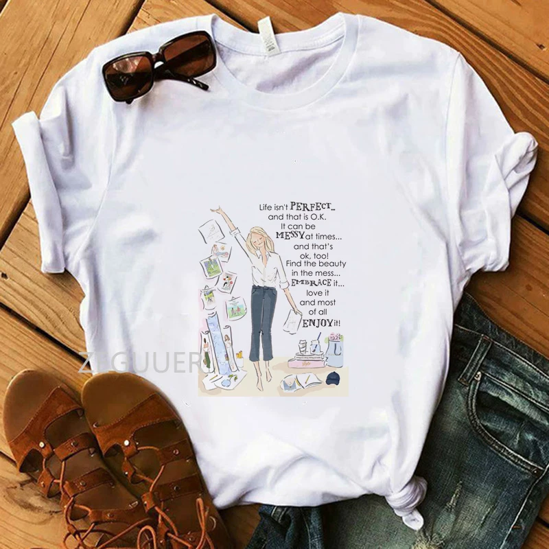 

Teacher Vogue T-Shirt 100% Cotton Super Soft O-Neck White Summer Tees Girl Drawing Student Tops Women Casual T-Shirt Gift